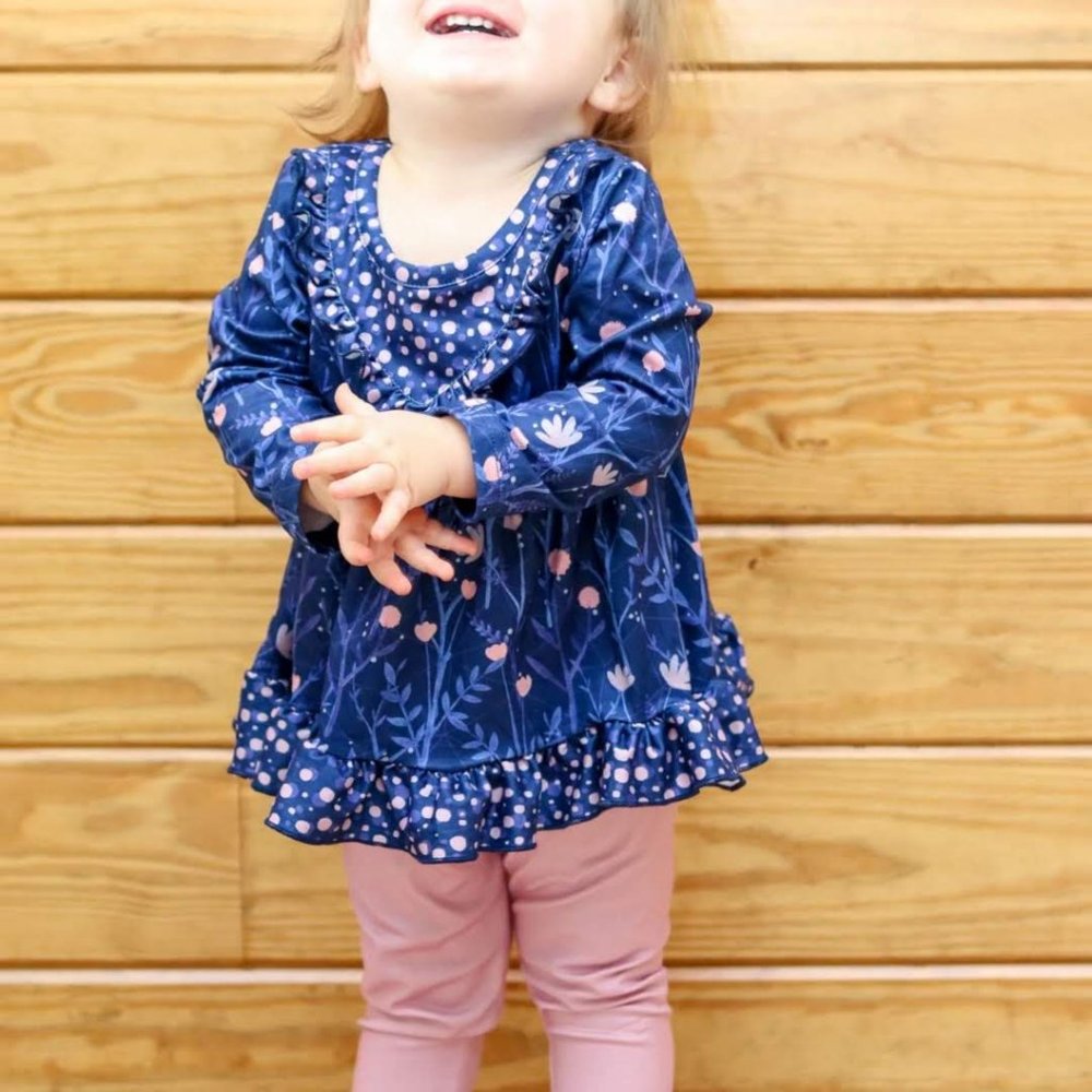 Pete and Lucy Midnight Bloom Pant Set